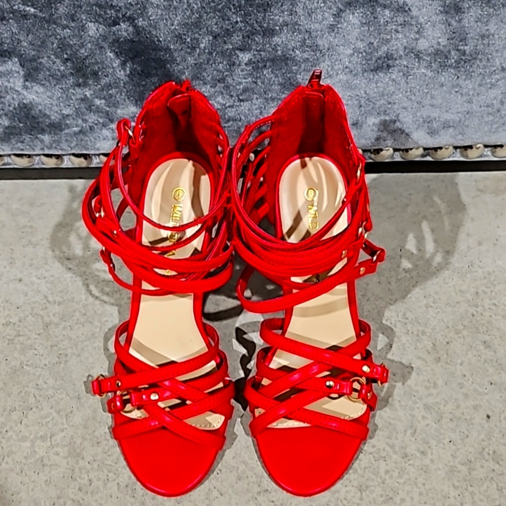 Wild Diva Red Heels - image 1
